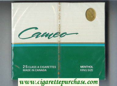 Cameo Menthol cigarettes 25 king size